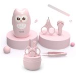 YIVEKO Baby Nail Kit, 4-in-1 Baby Nail Care Set with Cute Case, Baby Nail Clippers, Scissors, Nail File & Tweezers, Baby Manicure Kit and Pedicure kit for Newborn, Infant, Toddler, Kids-Owl Green - Image 7